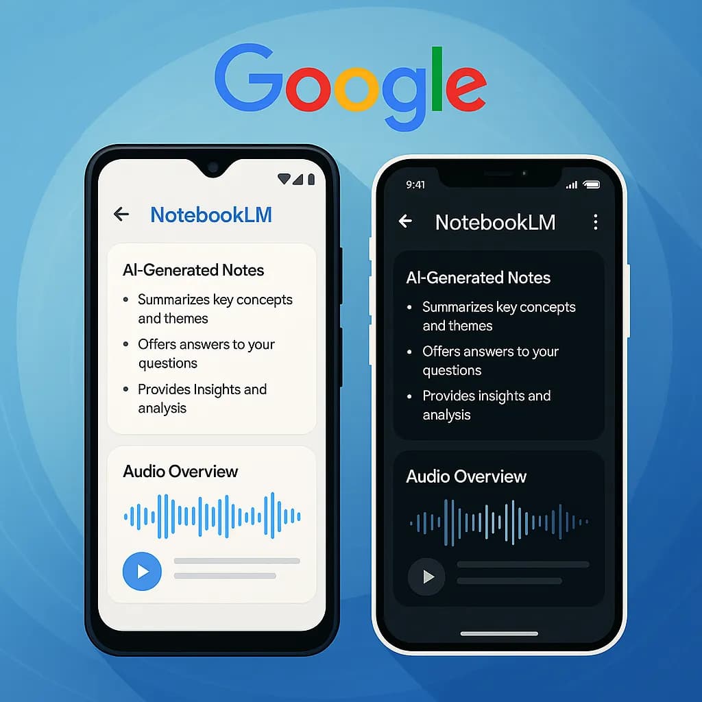 اپلیکیشنهای مستقل NotebookLM برای اندروید و iOS